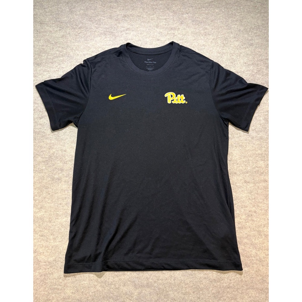 Nike Pitt Panthers Dri-FIT T-Shirt Mens Large Black University of Pittsburgh